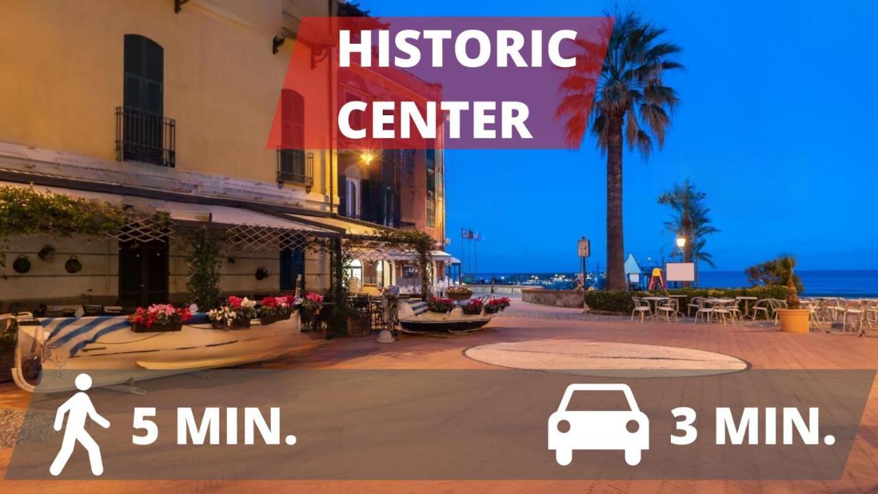 Vista Mare & 300Mt Da Spiaggia Con Freeparking E Ac Laigueglia Eksteriør billede