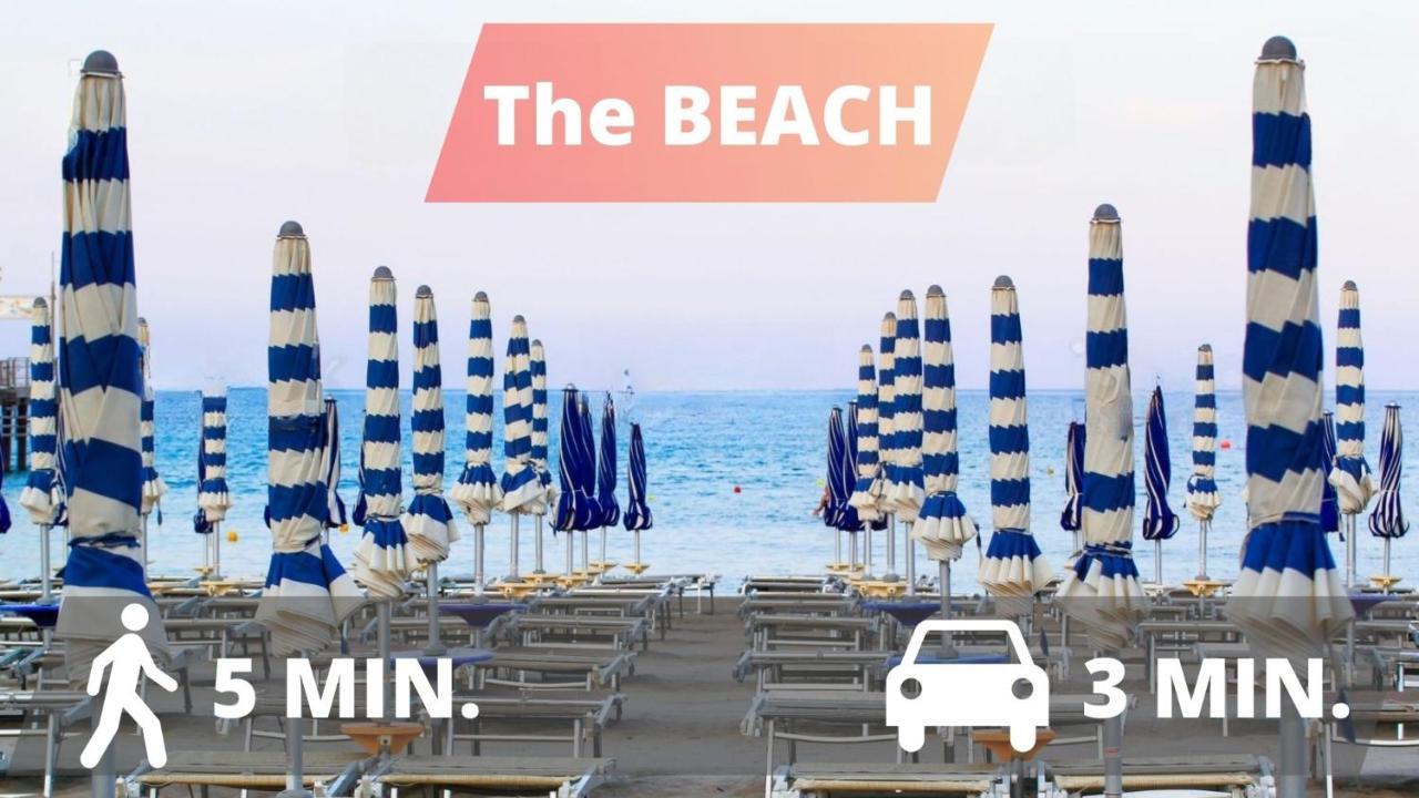 Vista Mare & 300Mt Da Spiaggia Con Freeparking E Ac Laigueglia Eksteriør billede